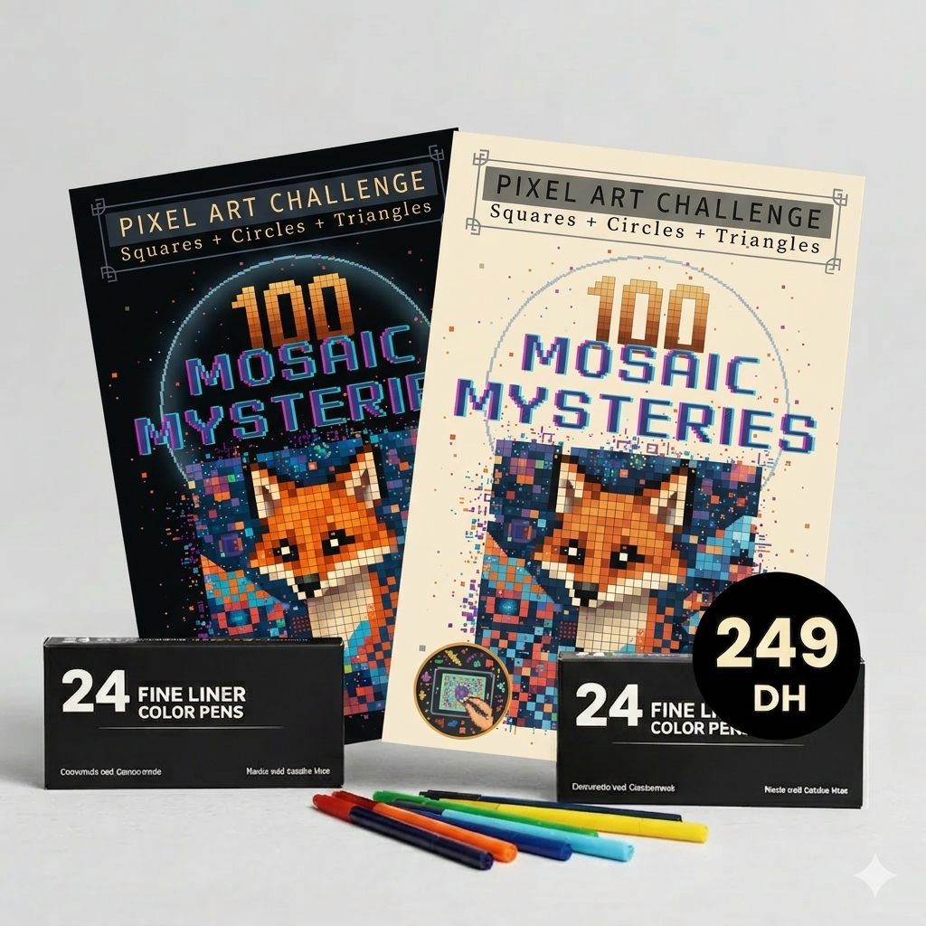PACK DUO RELAXATION : 2 Livres "Mystères à Colorier" + Feutres Offerts ✨